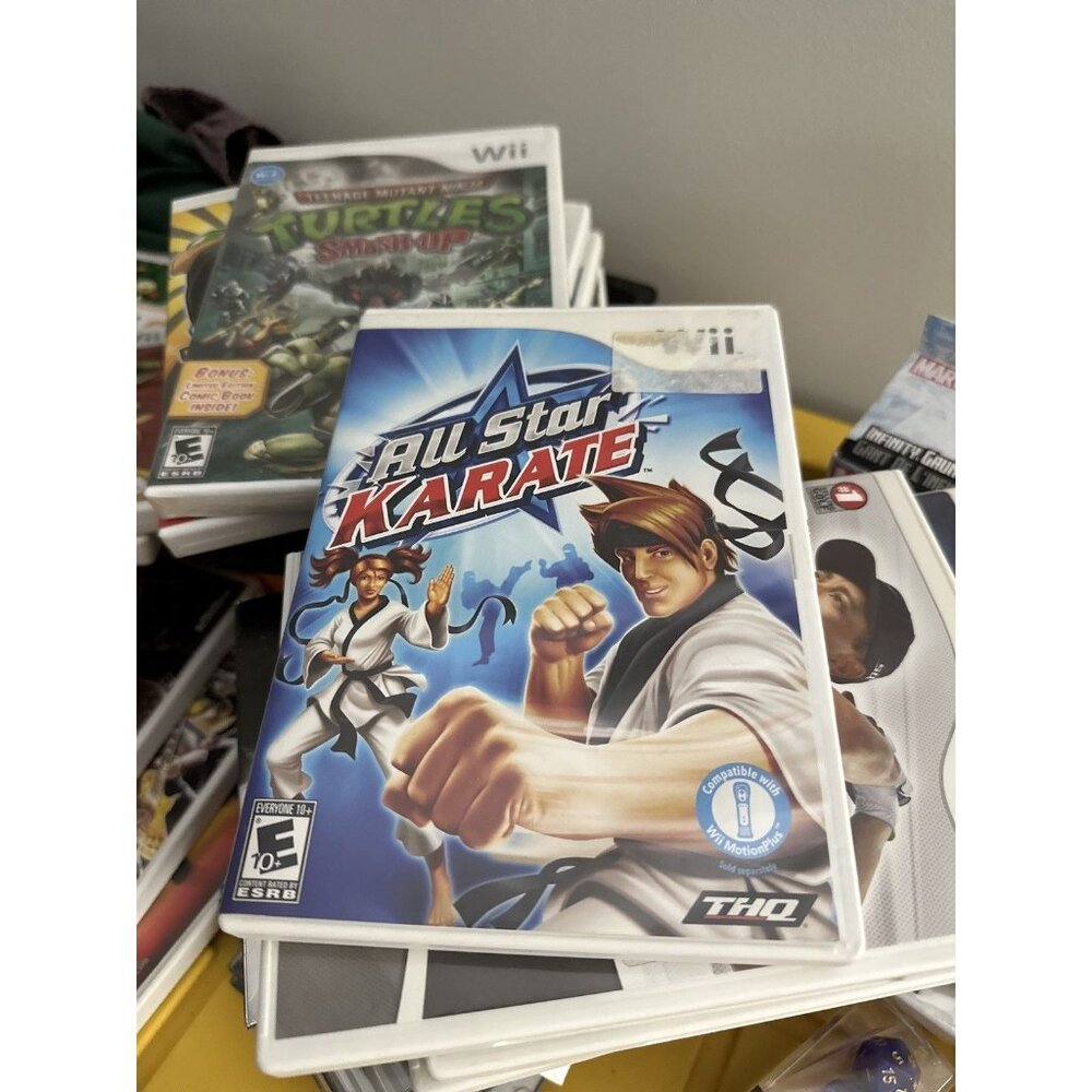 All Star Karate (Nintendo Wii, 2010) Complete CIB - Tested & Working